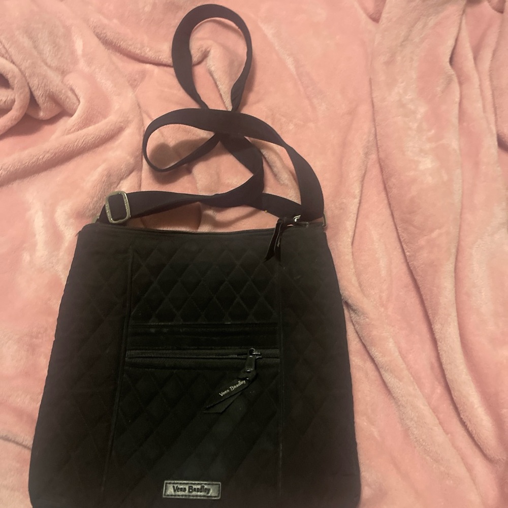 Vera Bradley Black Quilted Crossbody